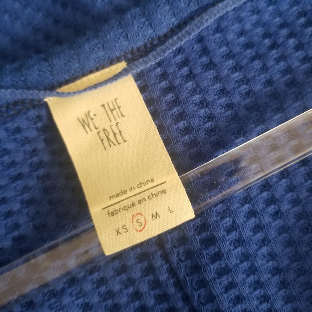 Free People Dahlia thermal knit top size small - Picture 5 of 8